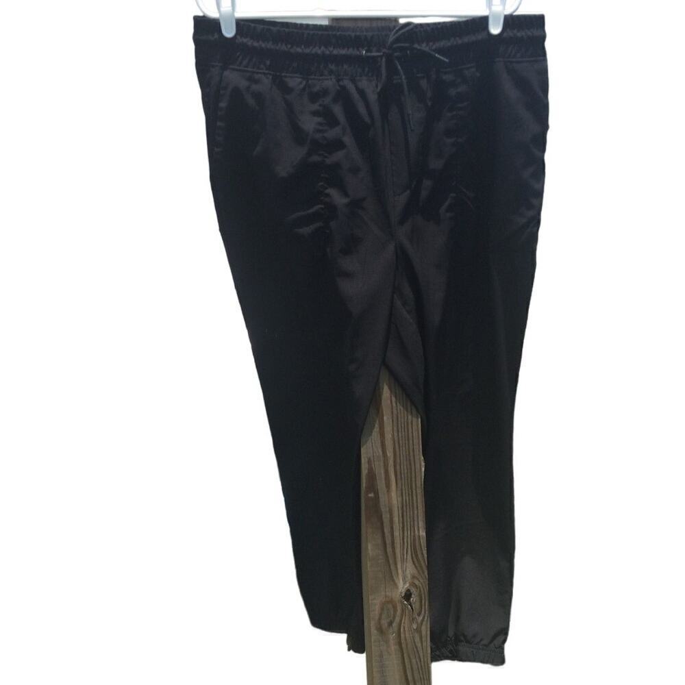 Banana republic‎ womens jogger pants size L black technical utility athleisure